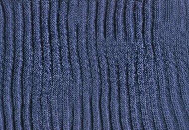 Gök mavisi arka planı kopyalama alanı ile örmüş. Mavi gök mavisi, soyut dokuma örgü, tekstil arka plan..