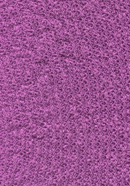 Örülmüş leylak dokusu yüzeyi, yakından. Yumuşaklığın arkaplanı leylak battaniye