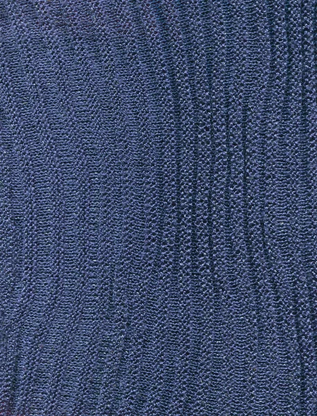 Azure Knitted Background Copy Space Blue Azure Colored Abstract Woven — Stock Photo, Image