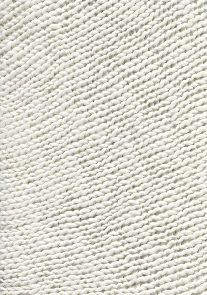 暖かい白色の手作りのセーターの背景 白いニットの背景 — ストック写真