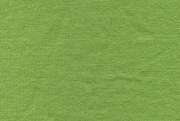 緑の編みウールのテクスチャフルフレーム 接着された緑色のテクスチャの表面が閉じます ウィッカーパターンを持つ繊維グリーン素材 — ストック写真
