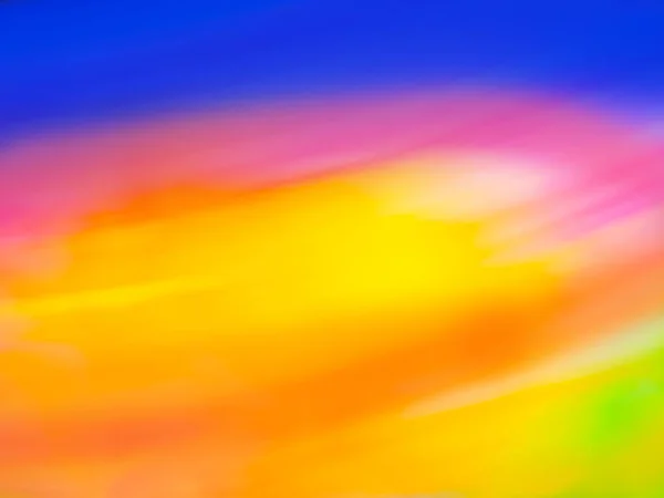 Абстрактный Боке Размыл Желтое Солнце Голубое Небо Летний Абстрактный Боке — стоковое фото