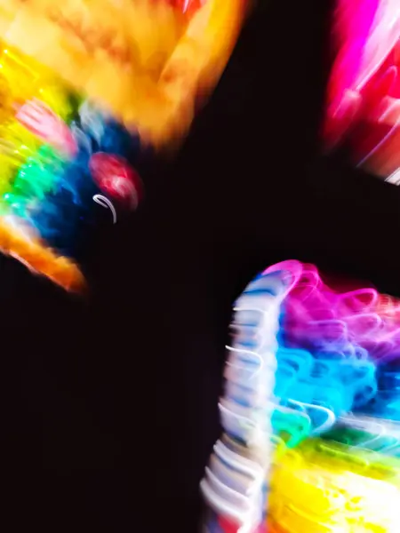 Reflect Vibrant Leaks Effect Rainbow Lens Optical Flare Colorful Design — Stock Photo, Image
