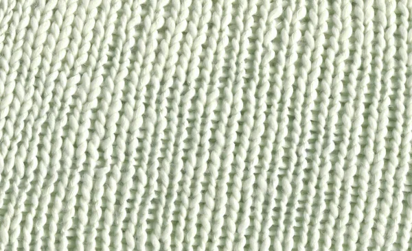 White Knitted Fabric Texture Wool Sweater Background — Stock Photo, Image