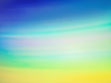 Ukrayna 'nın bağımsızlık sembolü bulanık şablon tasarımı. Sarı altın alan ve bulutsuz açık gökyüzü bulanık arkaplan.