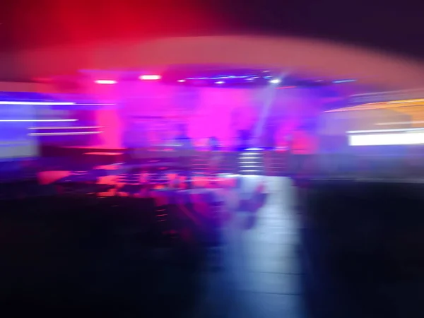 Blur Fluidity Crowds Nightclub People Having Fun Night Club Lights — Stockfoto