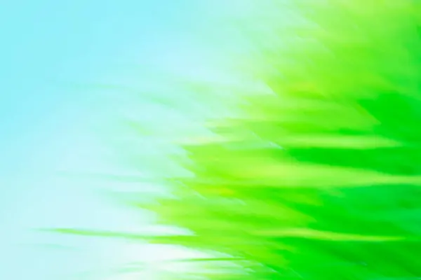 Frisse Lente Groen Blauwe Lucht Wazig Universele Textuur Voor Ontwerp — Stockfoto