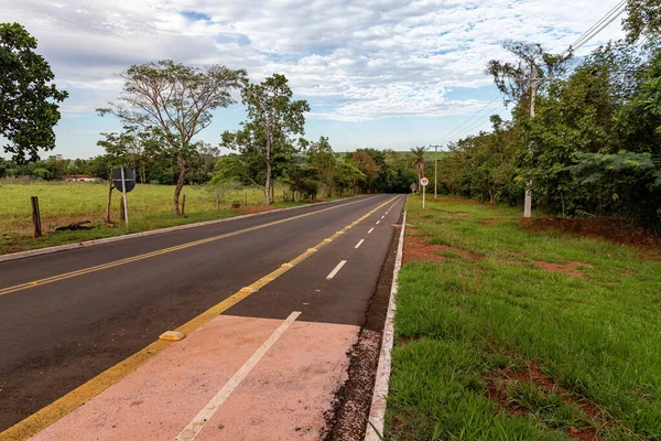 Costa Rica Mato Grosso Sul Brazil 2022 Дорога Веде Бразільського — стокове фото