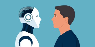 Makine insana karşı: Yapay zeka robotu ve insan karşı karşıya