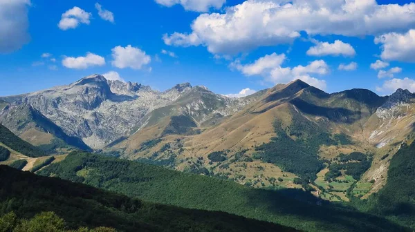 Vacker Utsikt Över Bergen Limone Piemonte Piemonte Maritima Alperna Vandring — Stockfoto