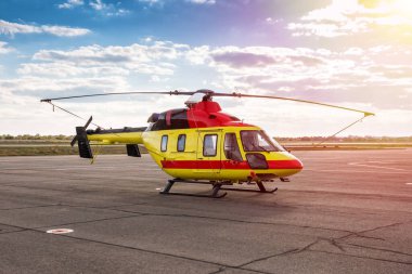 Helikopter pistinde.