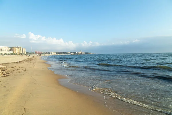 View Sand Strip Matosinho Beach Portugal Jpg — Stock Photo, Image