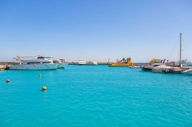 24 Ekim 2021 Hurghada, Marina, Hurghada, Mısır.