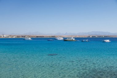 24 Ekim 2021 Hurghada, Marina, Hurghada, Mısır. Kızıl Deniz Tatili
