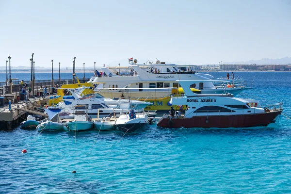 Października 2021 Hurghada Marina Hurghada Egipt Morze Czerwone Wakacje — Zdjęcie stockowe