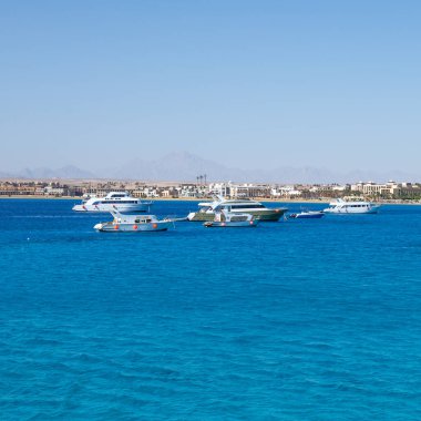 24 Ekim 2021 Hurghada, Marina, Hurghada, Mısır. Kızıl Deniz Tatili