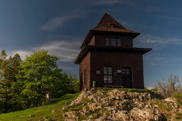 Sitno Hill Central Slovakia Spring Fresh Blue Sky Day — Stock Photo, Image