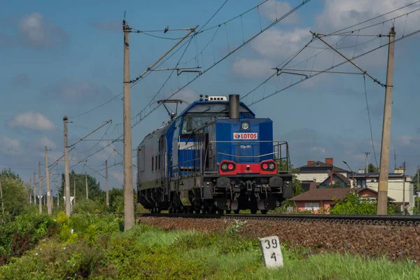 Goczalkowice Small Station Bielsko Biala Town Summer Hot Sunny Day — ストック写真