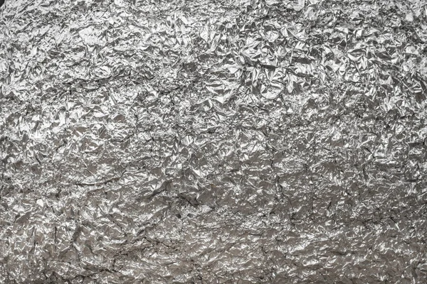 Aluminiumhintergrund Mit Silberweißer Und Hinterer Rille Bei Dunkelheit — Stockfoto