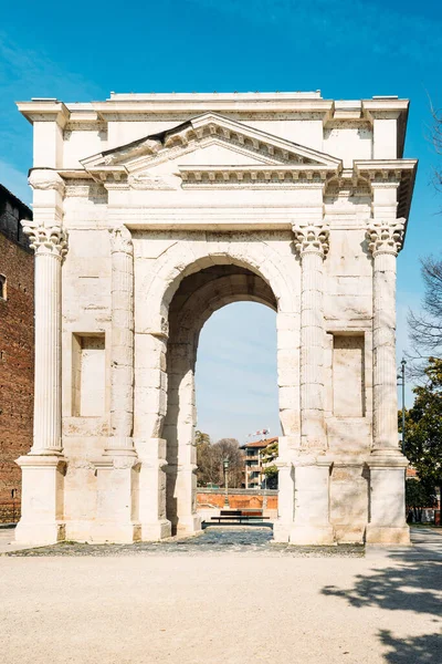 Verona Italy Roman Arch Gavi Located Ancient Postumia — Stock Photo, Image