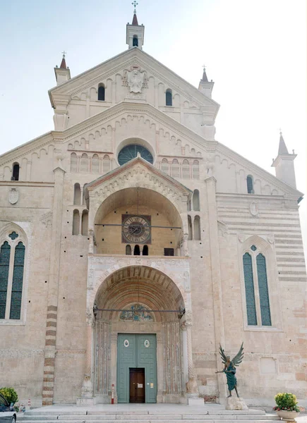 Verona Itália Catedral Verona Cujo Nome Oficial Catedral Santa Maria — Fotografia de Stock