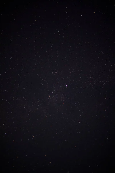 Noční Obloha Byla Vystavena Hvězdné Obloze Romantický Prostor Pozadí — Stock fotografie