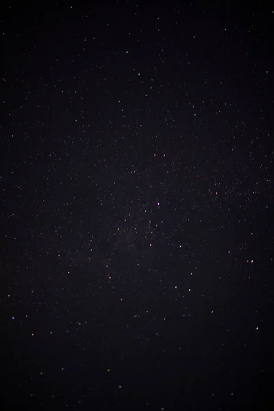 Cielo Nocturno Larga Exposición Del Cielo Estrellado Espacio Romántico Fondo —  Fotos de Stock