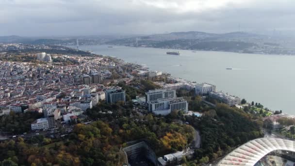 Vista Aérea Ciudad Estambul Ciudad Istanbul Pavo — Vídeos de Stock