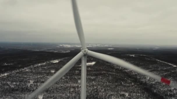 Production Énergie Drone Energie Éolienne Energie Durable — Video