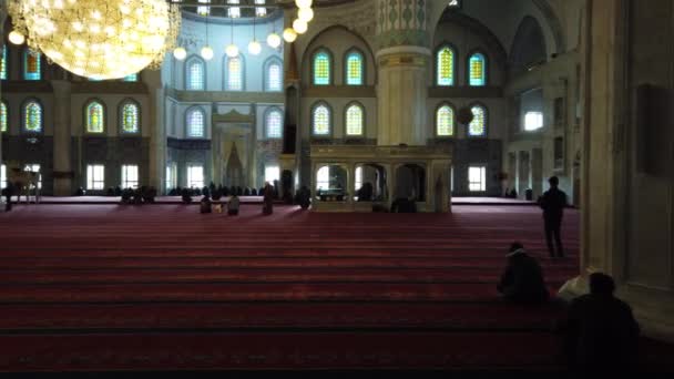 Interior Kocatepe Mosque Ankara — Stock Video