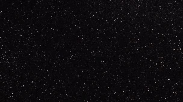 Gyönyörű Ünnepi Fényes Videó Csillogó Fekete Flitterekkel Fekete Csillámpapír Textúra — Stock videók