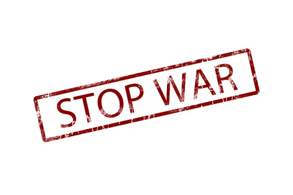 Stop War Grunge Stempel Gumowy — Zdjęcie stockowe