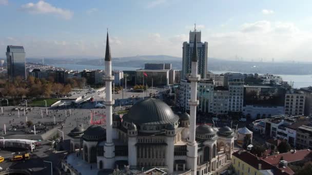 Mezquita Taksim Pavo Estambul — Vídeos de Stock