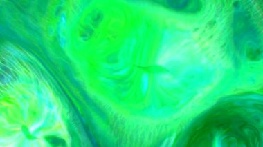 Arka plan olarak kullanmak için akrilik karışımının yakın plan soyut rengi. Mermer desenli akrilik doku, yeşil mermer zemin 