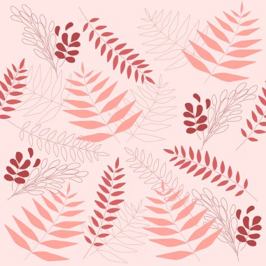 Tropik bitkiler. Tropikal yaprak arkaplanı