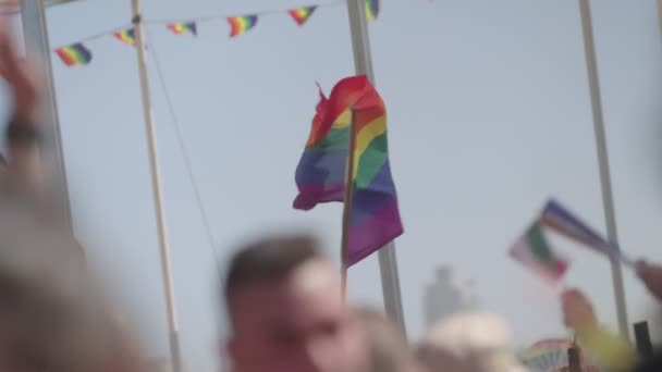 Tel Aviv Israel June 10Th 2022 People Marching Annual Pride — Stock Video