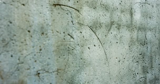 Abstract Ageing Concrete Wall Wih Textures Cracks Stains — Stockvideo