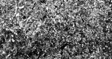 Abstract - Rusty scrap metal shavings swirls