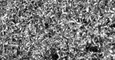 Abstract - Rusty scrap metal shavings swirls