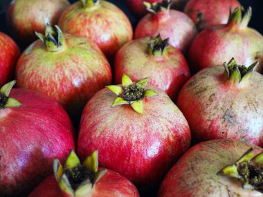 Meyve suyuna hazır taze nar. 