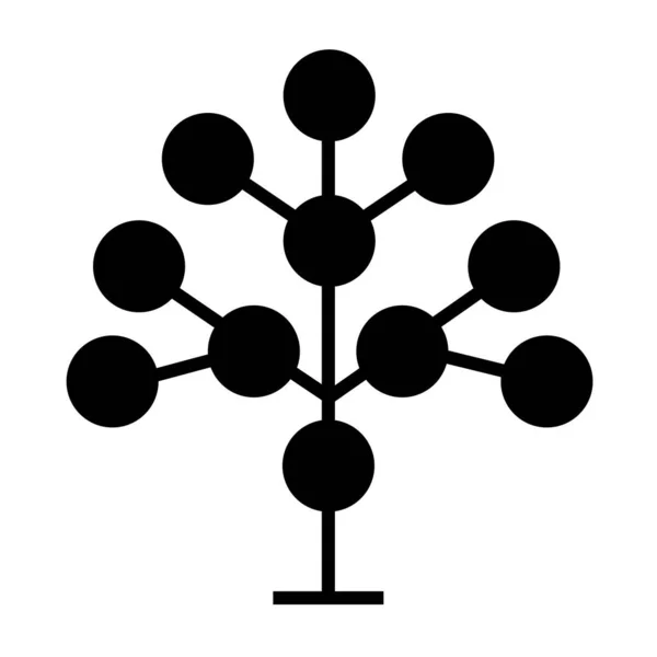 Елемент Символу Біоінженерії Філогенетичний Знак Плоский Стиль — стоковий вектор