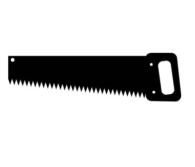 Beyaz arkaplanda bir simge gördüm. İnşaat ve onarım tabelasını gördüm. Logoyu gördüm. düz biçim.