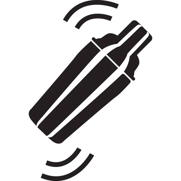 Bar Shaker Symbol Auf Weißem Hintergrund Schüttelzeichen Cocktailshaker Symbol Flacher — Stockvektor