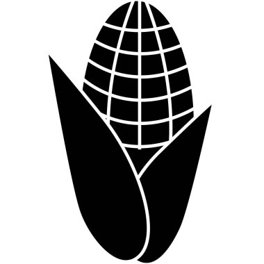 corn icon on white background. corn sign. flat style