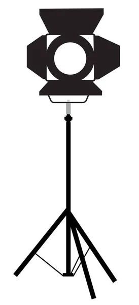 Icône Projecteur Sur Fond Blanc Signe Projecteur Film Symbole Lampe — Image vectorielle