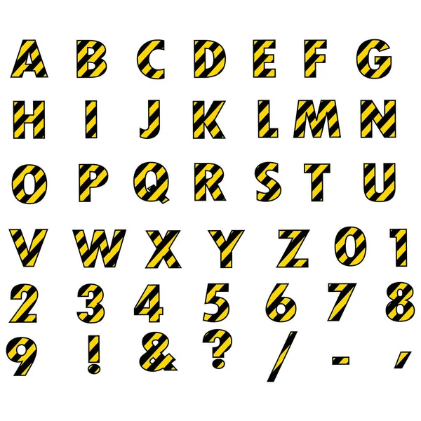 Γραμματοσειρά Κατασκευή Λευκό Φόντο Διακοσμητική Ρετρό Γραμματοσειρά Επίπεδο Στυλ — Διανυσματικό Αρχείο