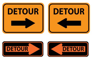 Beyaz arka planda trafik yolu tabelası var. Dolambaçlı yol. düz biçim. 