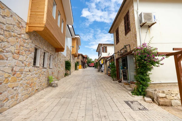 Side Turkey September 2021 Turkish Shopping Street Side — Stock Photo, Image