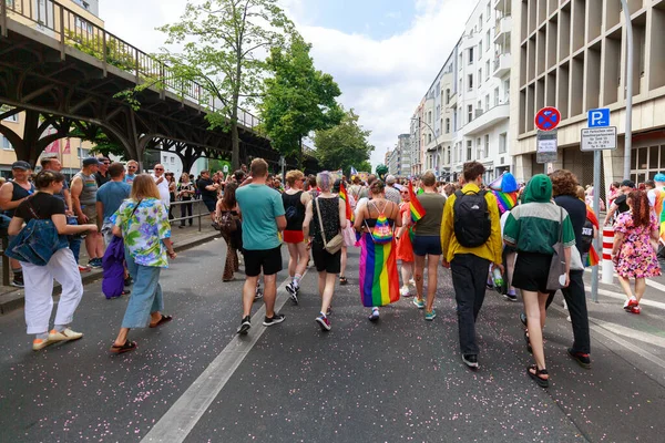 Berlin Berlin Germany 2022 Cristopher Street Day Parade Csd Annual — Stok fotoğraf