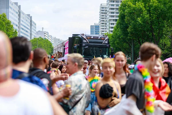 Berlin Berlin Germany 2022 Cristopher Street Day Parade Csd Annual — Stok fotoğraf